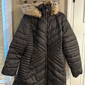 Women's Black Quilted Coat NWT